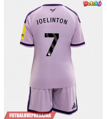 Lacne Dětský Futbalové dres Newcastle United Joelinton #7 2026-27 Krátky Rukáv - Tretina (+ trenírky)